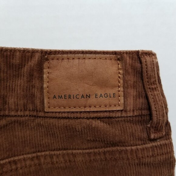 American Eagle pants 4 Super Hi-Rise Flare corduroy hippie boho retro stretch - Picture 11 of 16